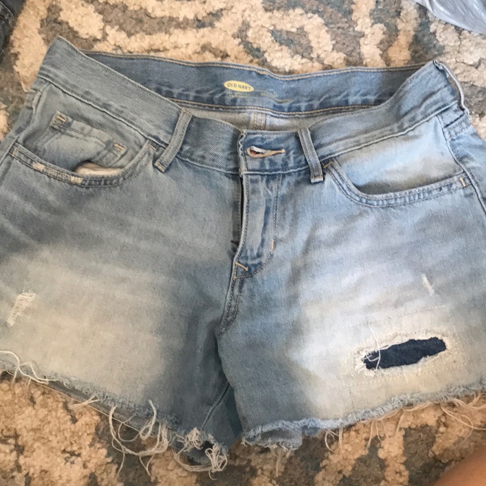 old navy demin shorts